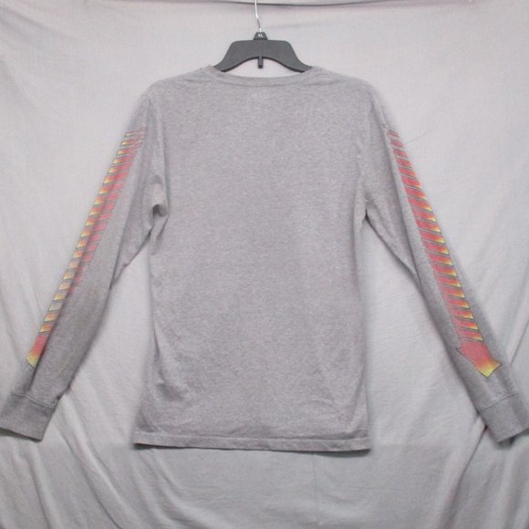 Old Navy Back To The Future Long Sleeve Shirt Gray Men Size | S - Picture 7 of 7